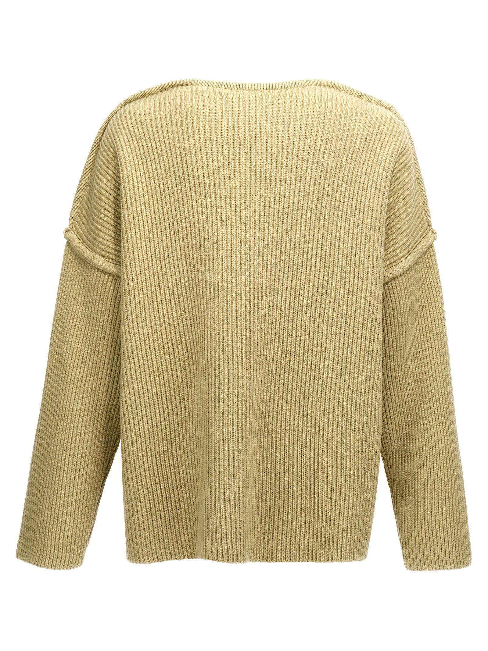 Geometric Neckline Sweater