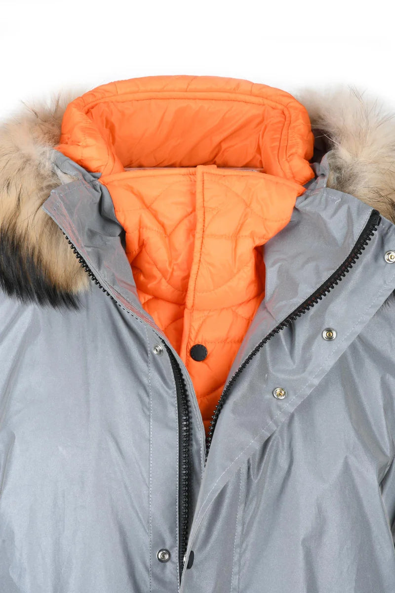 Parka Reflex Evo Grey Removable Fur