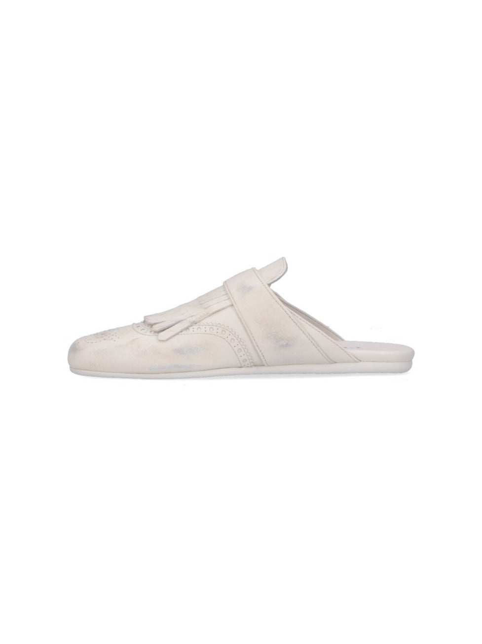 "Shuffle" Sabots – White