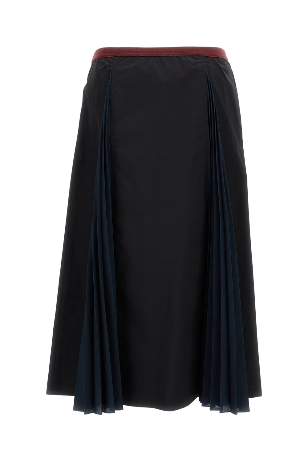 Pleated A-Line Skirt