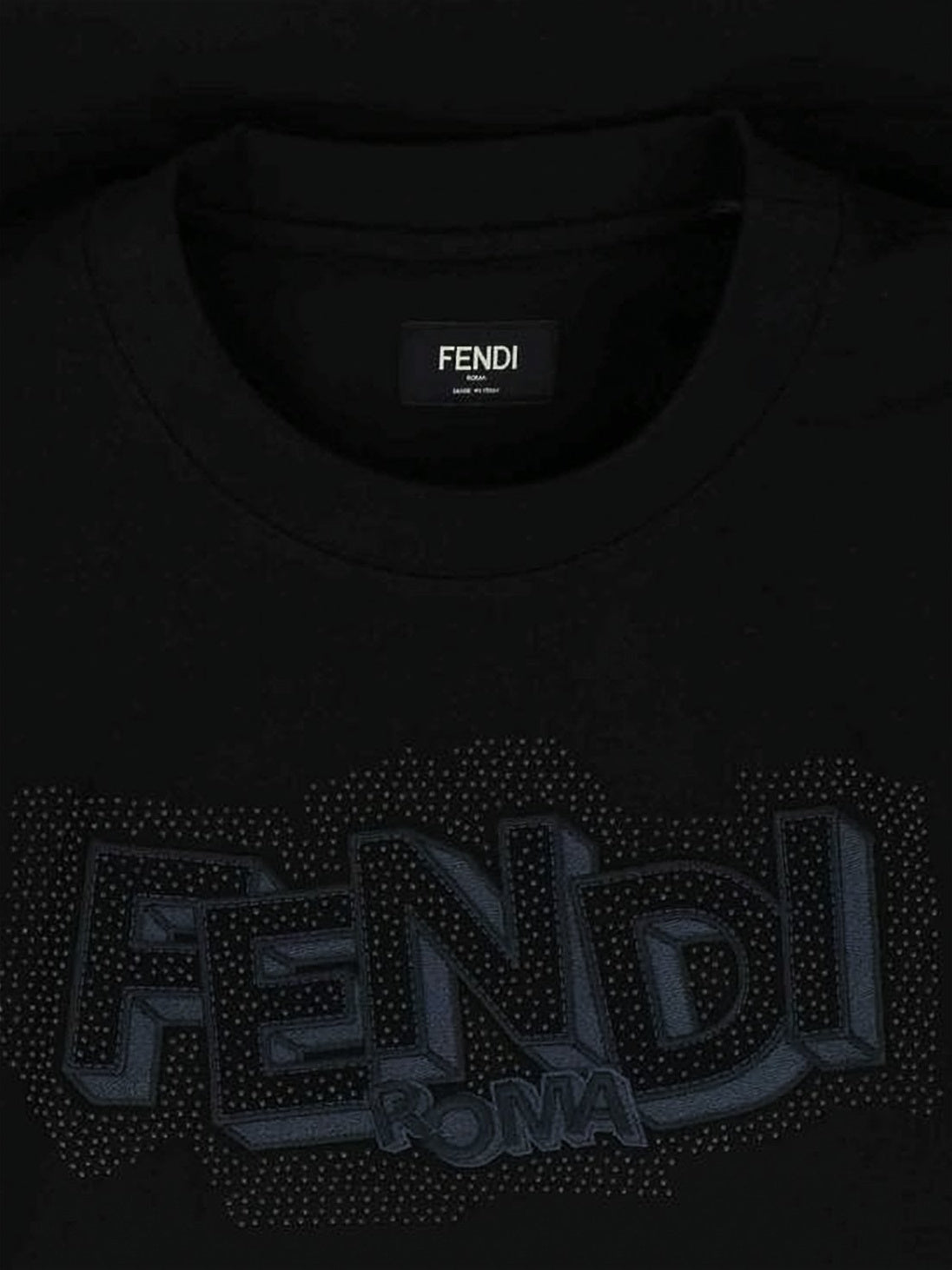 Short-Sleeve T-Shirt with Textured Logo Design