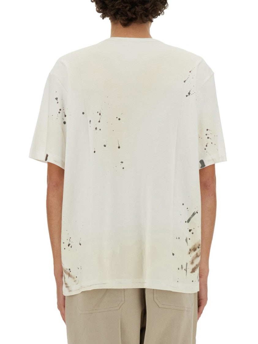 Relaxed-Fit T-Shirt With Unique Splatter Print