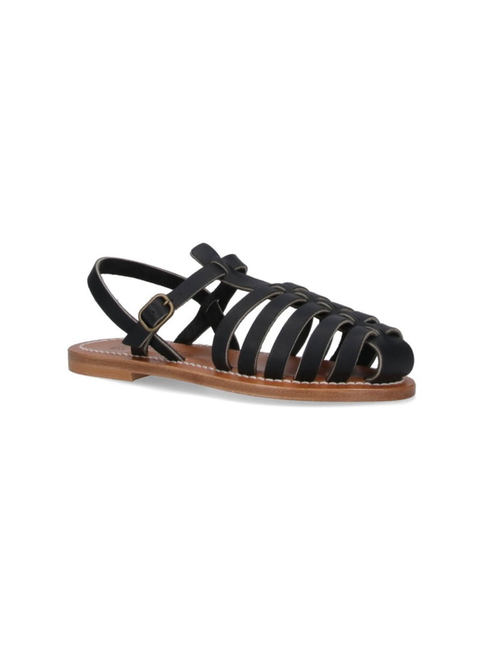 Adrien' Slingback Sandals – Black