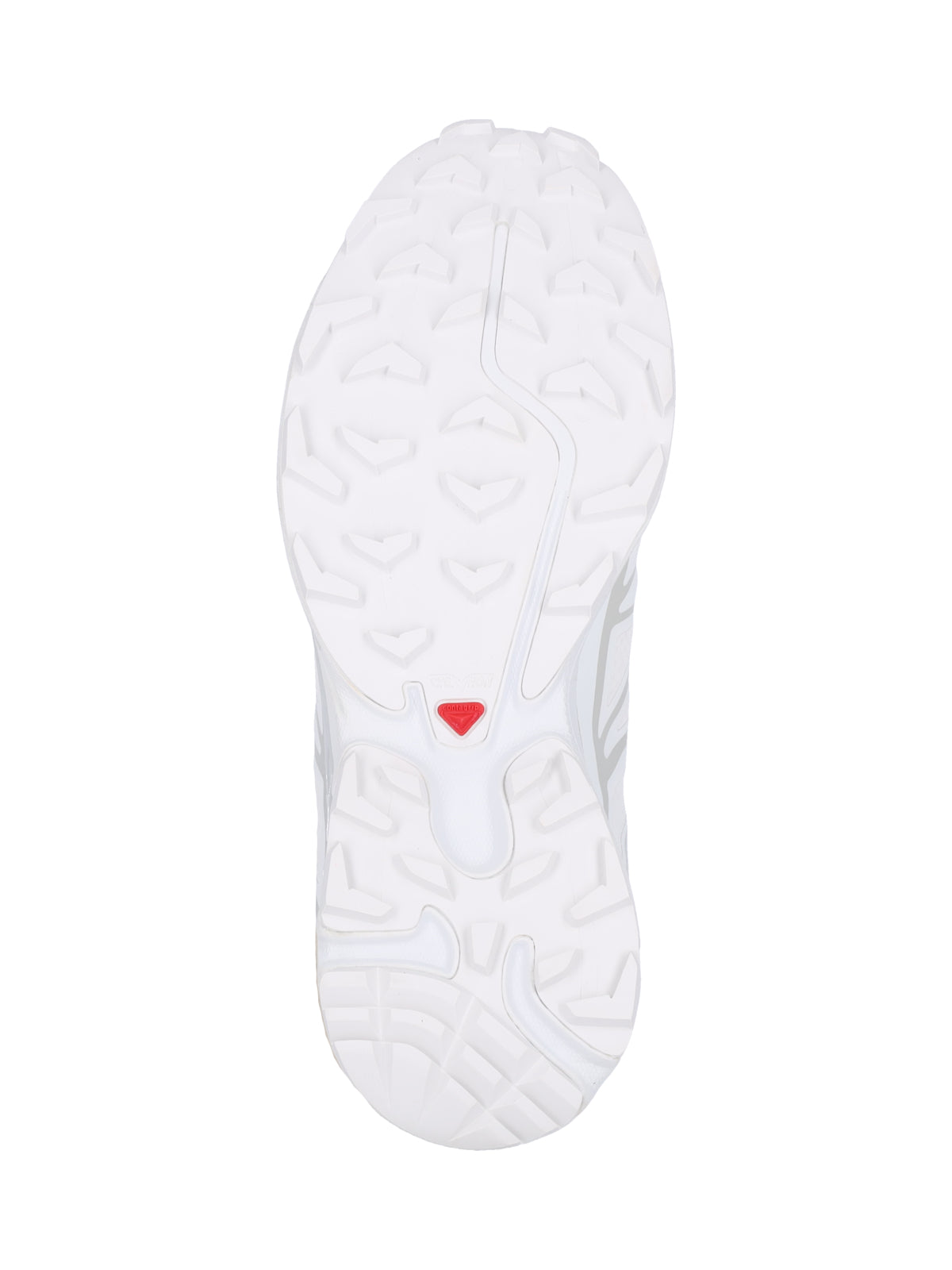 White Fabric and Grey Mesh XT-6 Sneakers