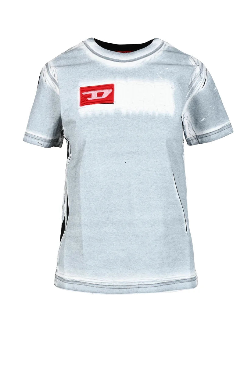 Cotton T-shirt - White/Black