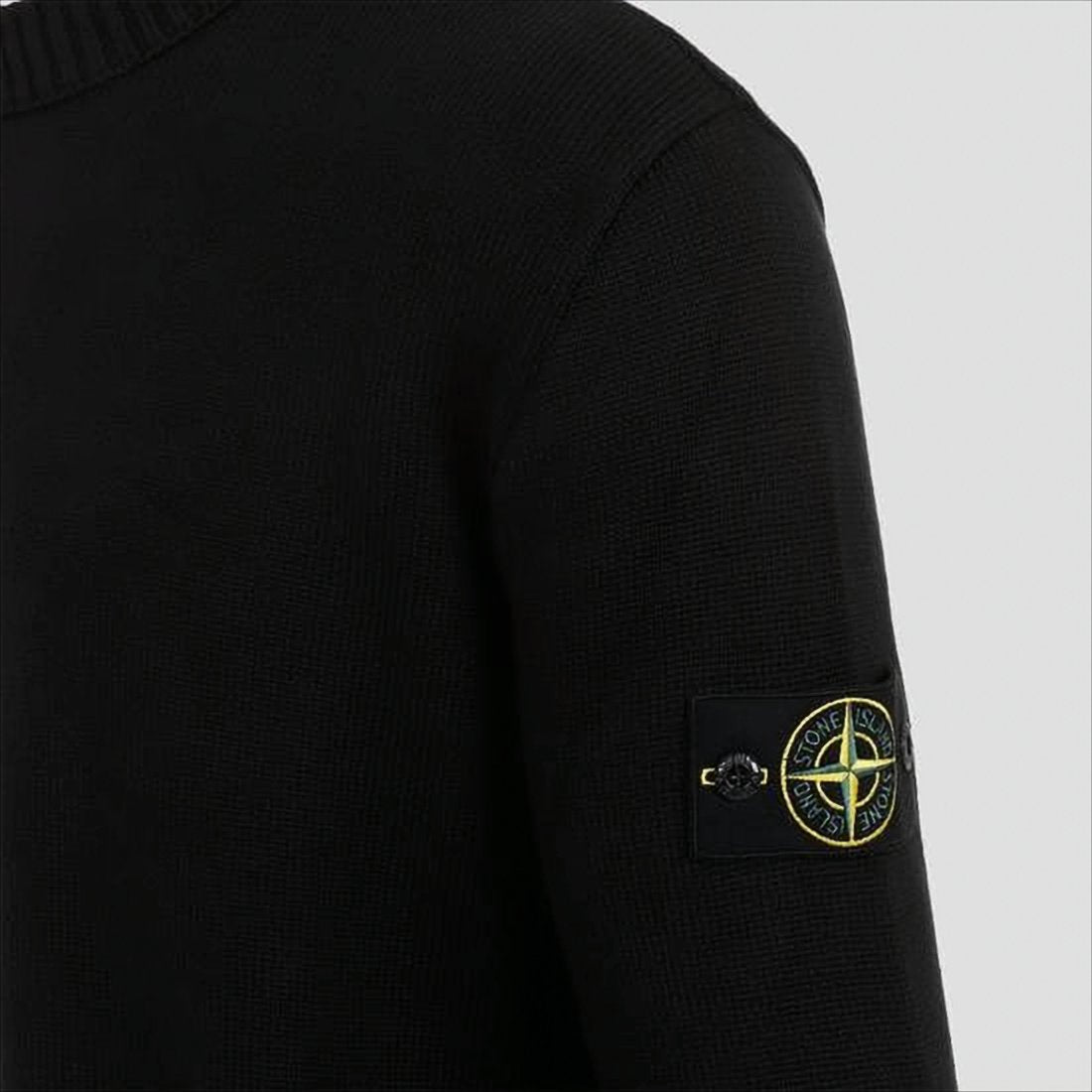 Classic Crew Neck Black Sweater
