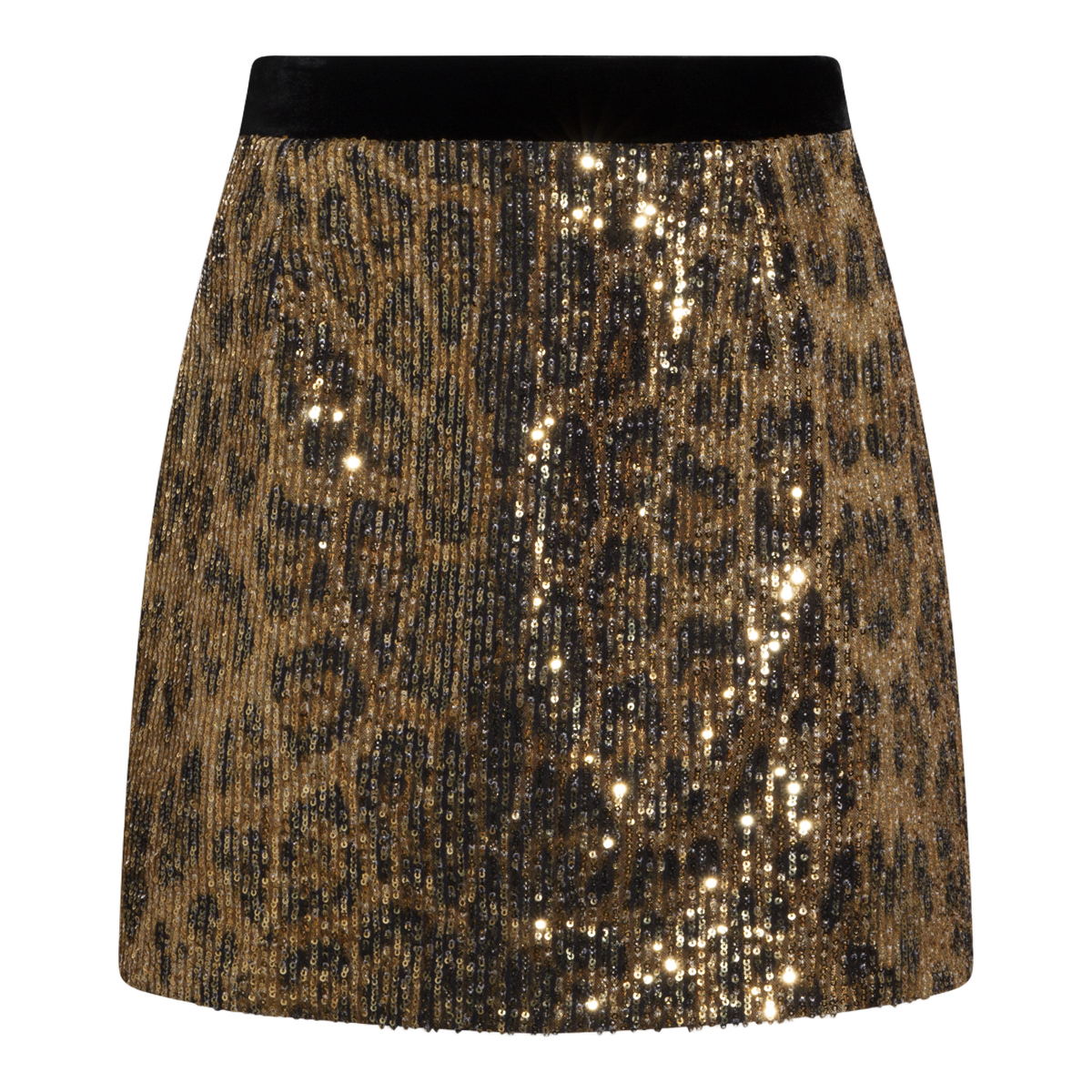 Classic Silhouette Beige Skirt with Smooth Texture