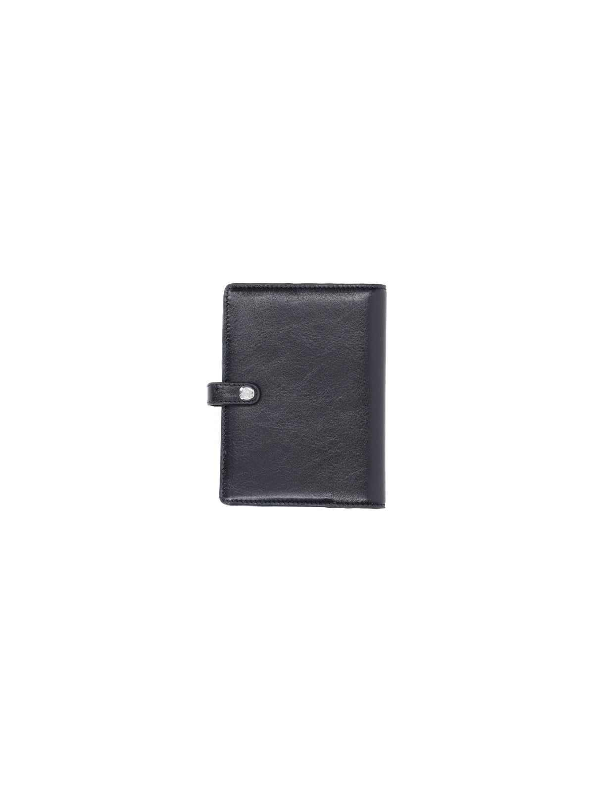 Black Orb Bi-fold Leather Cardholder