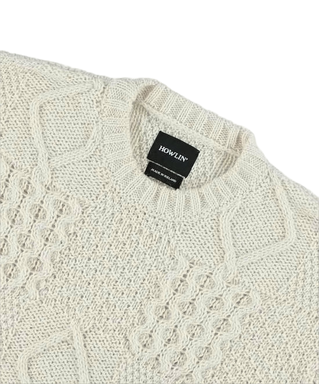 Textured Knit Sweater in Soft Wool