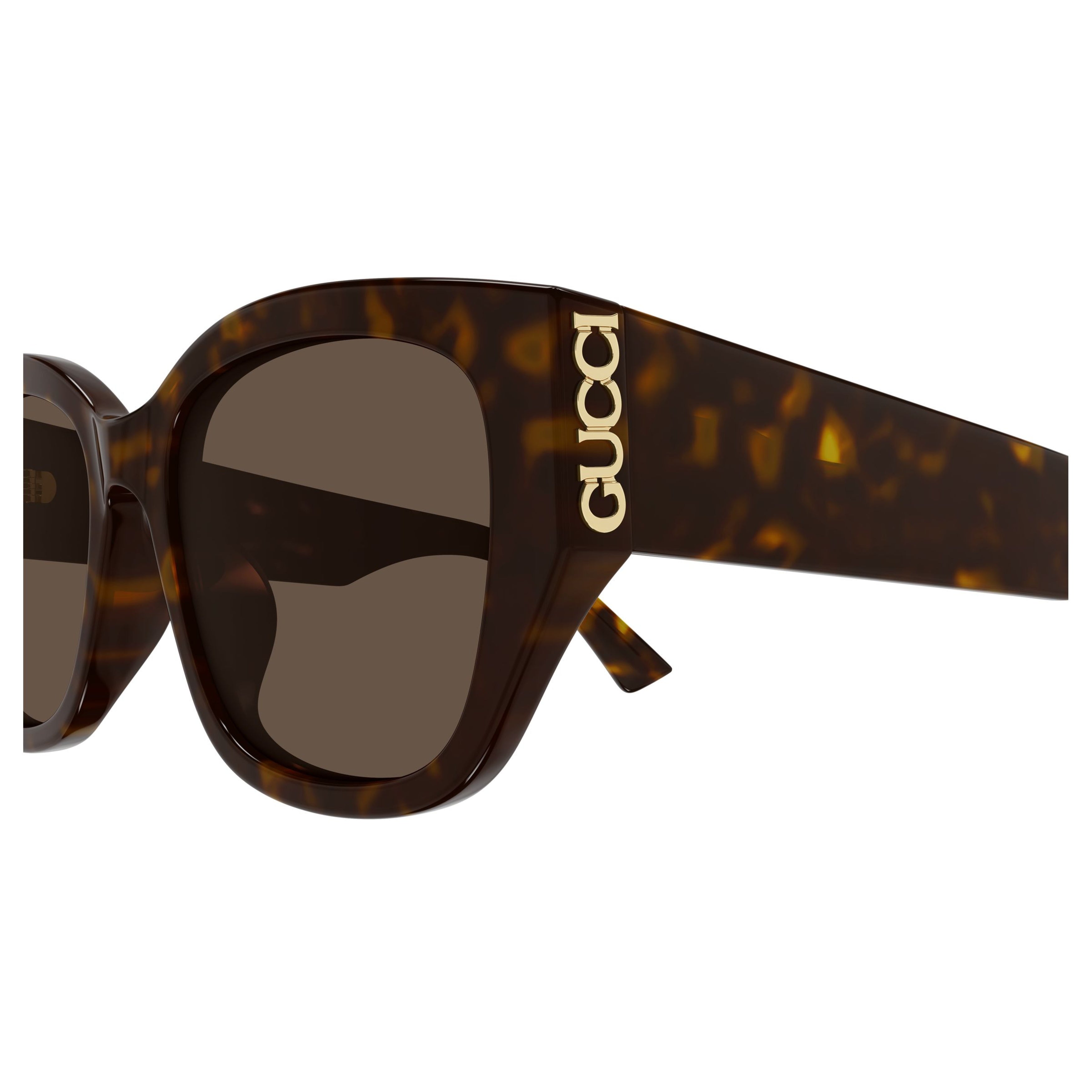 Gg2043sa Oversized Tortoiseshell Square Sunglasses