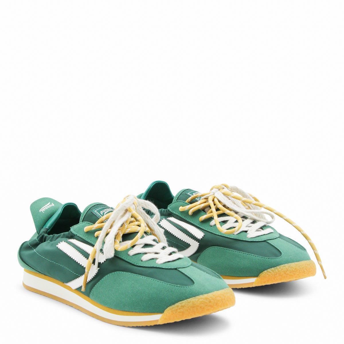 Dynamic Patterned Sneakers with Textured Upper