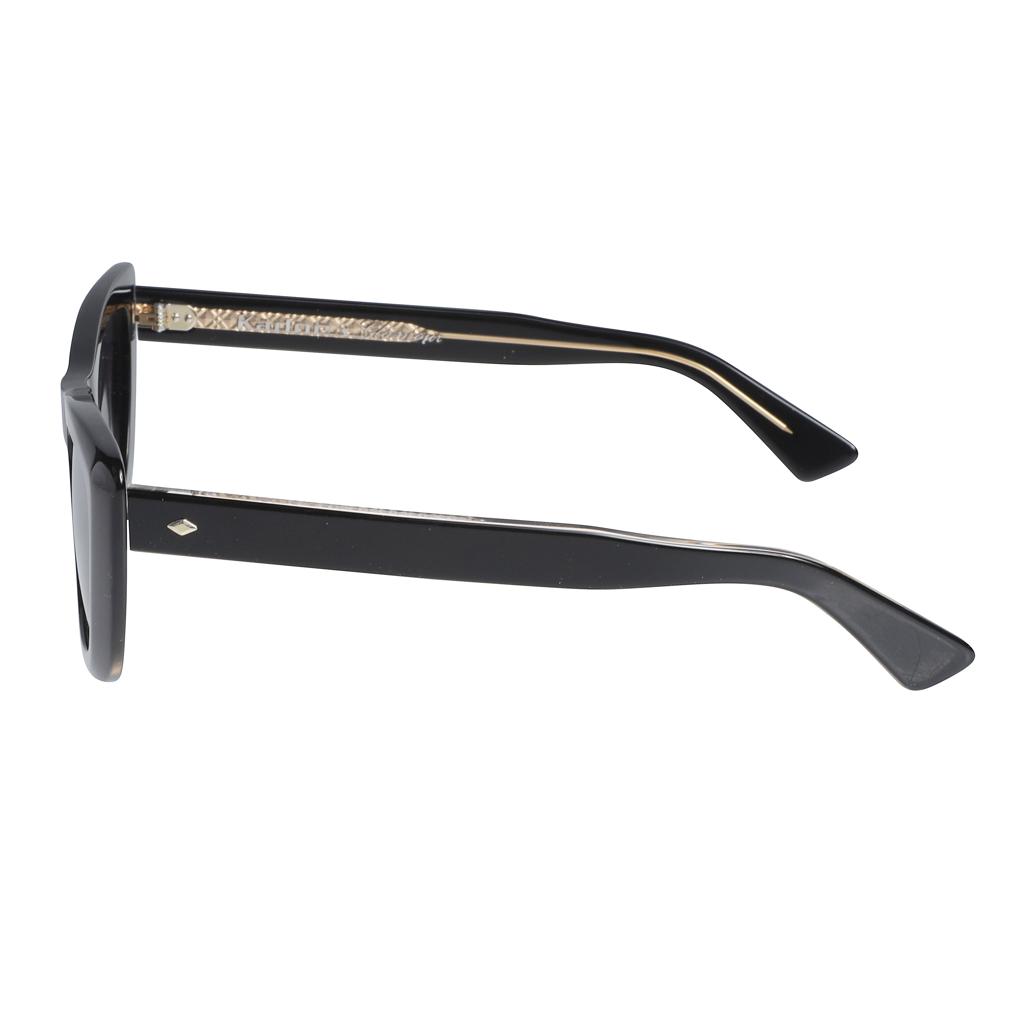Lolita/K-S Bold Rectangular Frame Sunglasses with Glossy Finish