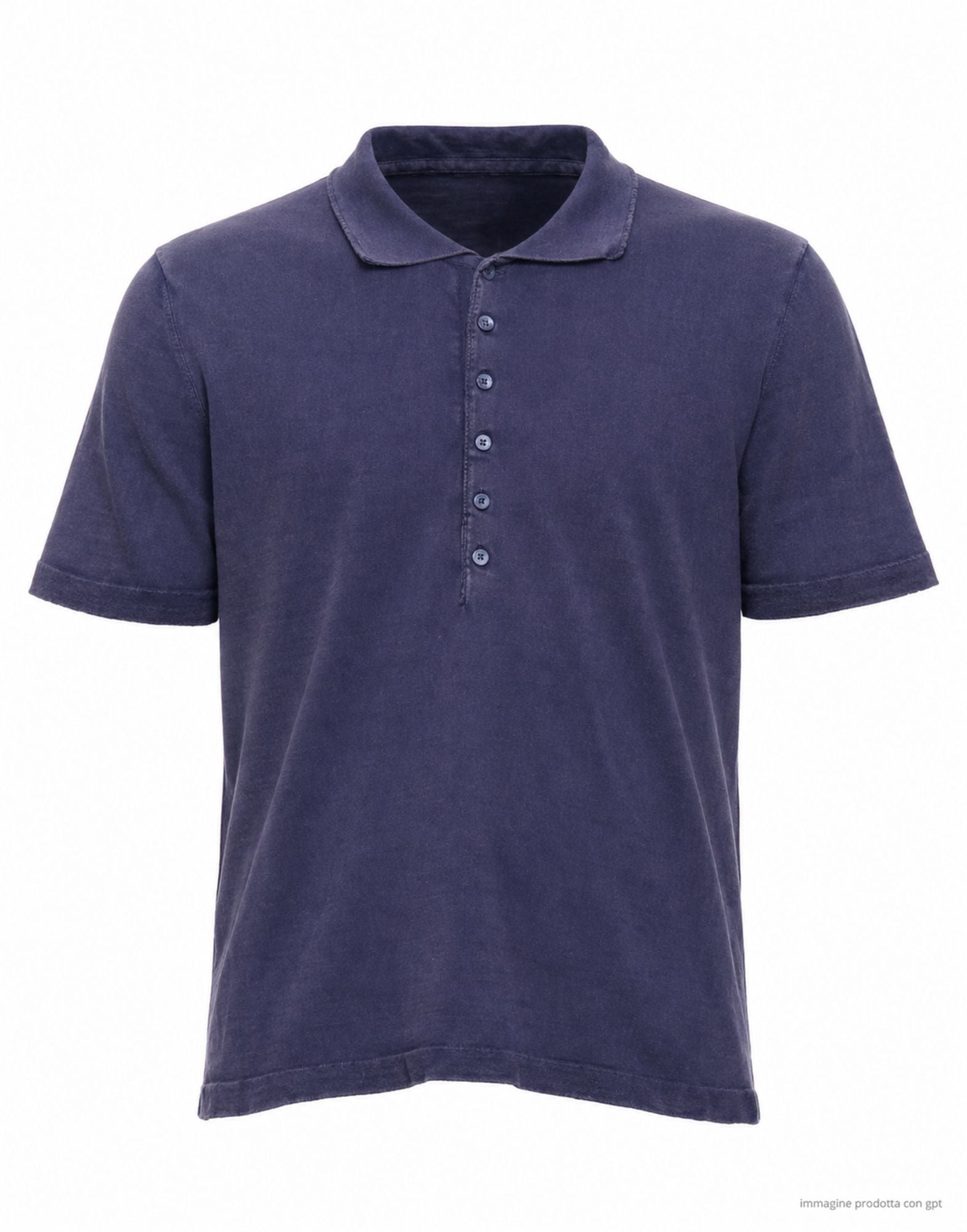 Blue Short Sleeve Regular Fit Polo Shirt