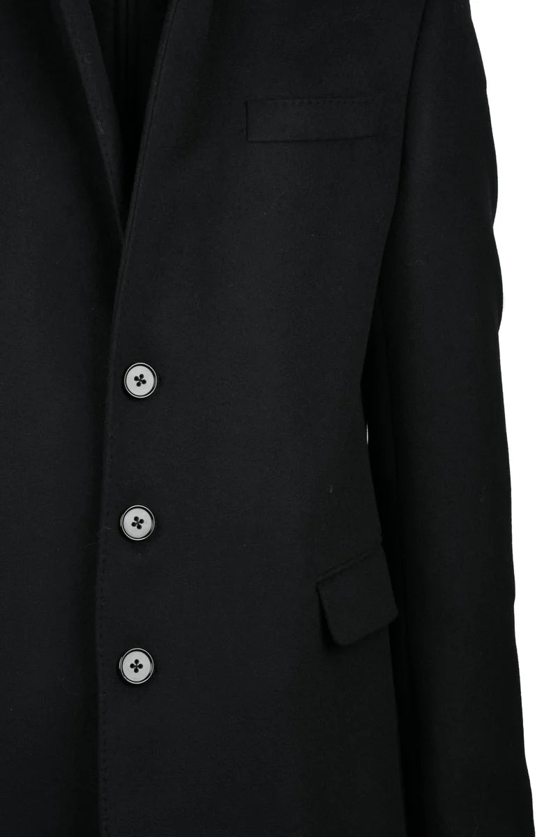 Coat Wool Polyamide - Black