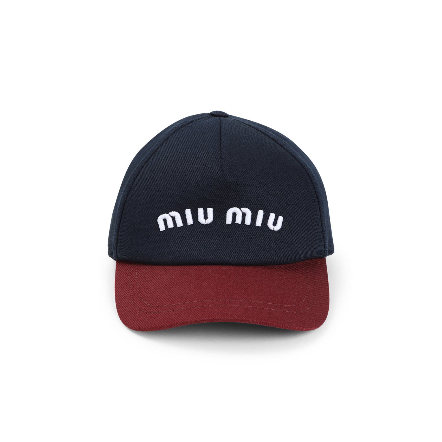 Embroidered Logo Baseball Hat in Navy