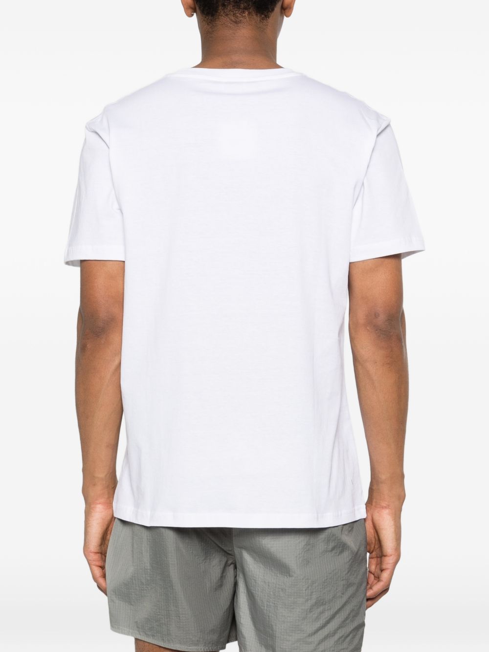 White Cotton Logo T-Shirt