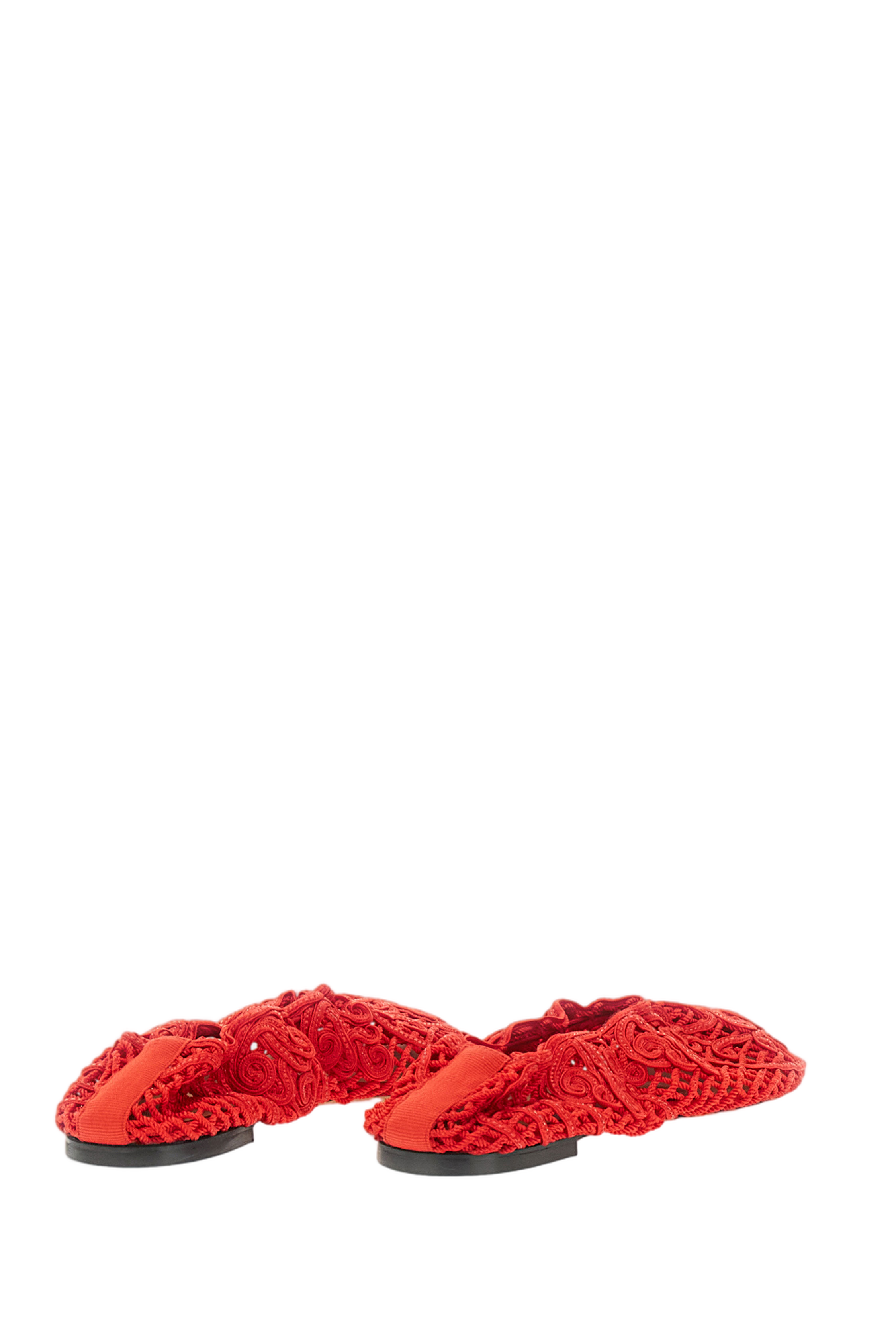 Red Iris Crochet Ballerina