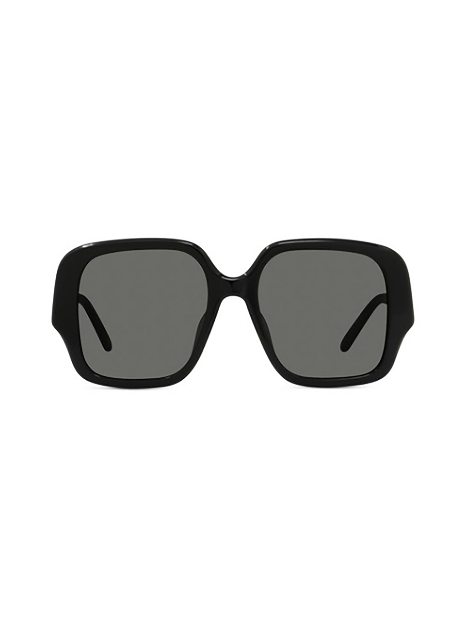 Oversized Square Frame Black Sunglasses