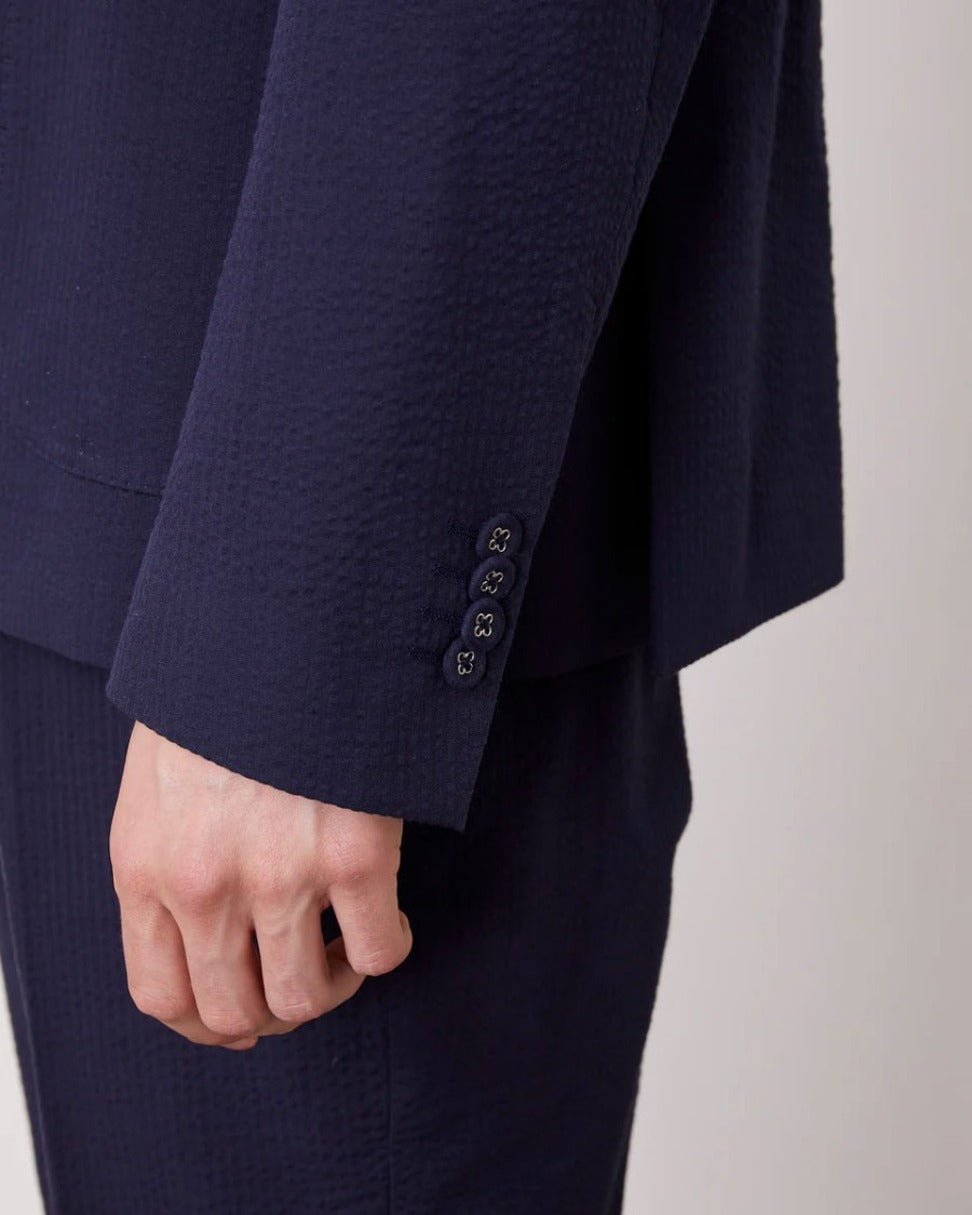 Double-Breasted Jacket With Notch Lapels