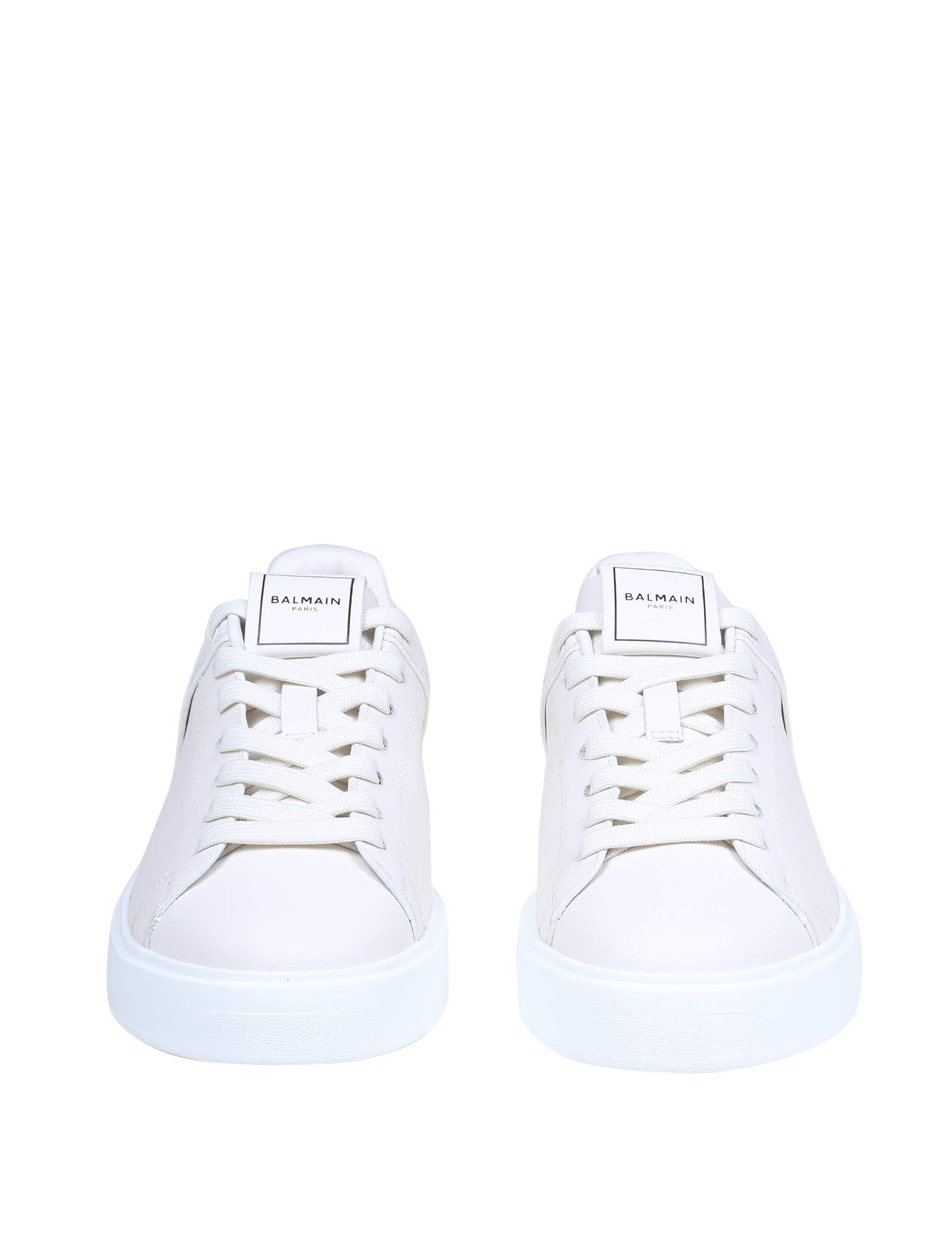 B Court White Leather Sneakers