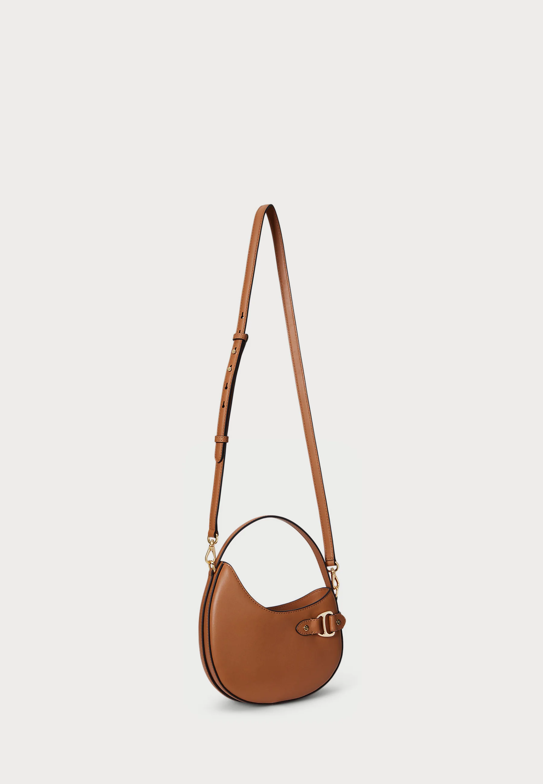 Brown Rattan Small Crossbody Bag