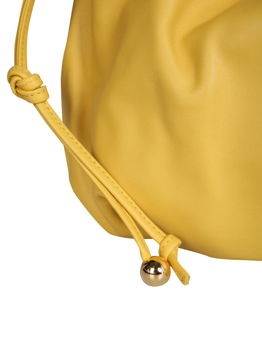 Medium Leather Shoulder Bag with Removable Double Handle