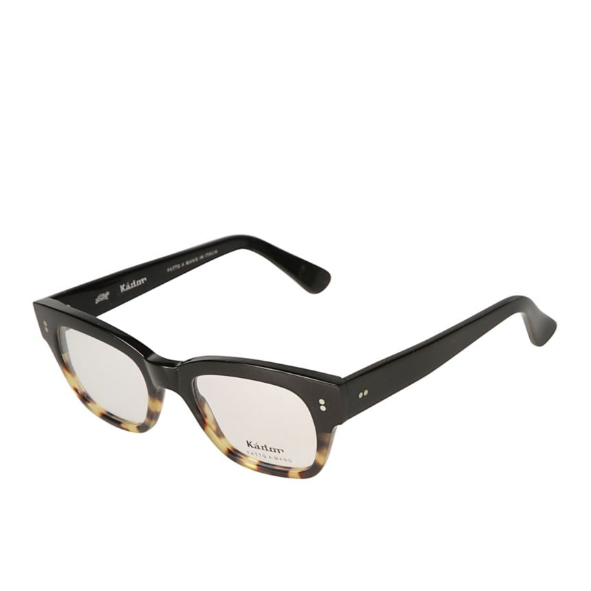 Professor/N Bold Rectangular Eyeglasses with Tortoiseshell Accent