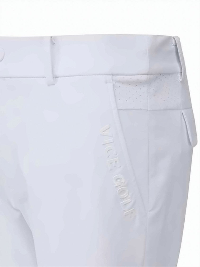 Straight Pants with Design