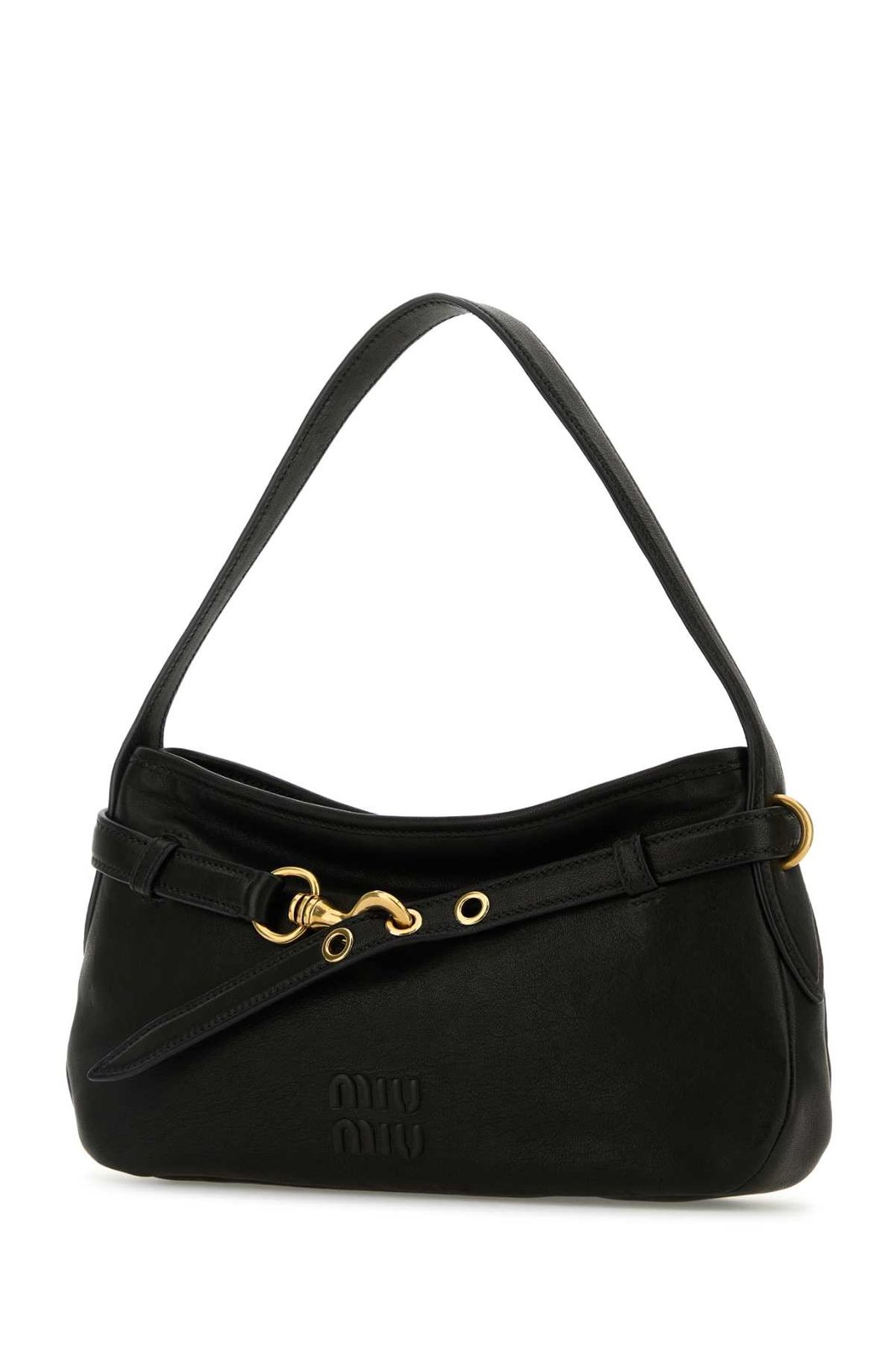 Rectangular Sheepskin Leather Shoulder Bag