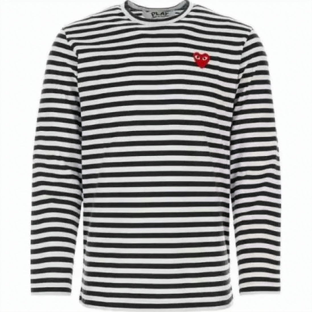 Horizontal Stripe Long-Sleeved Shirt