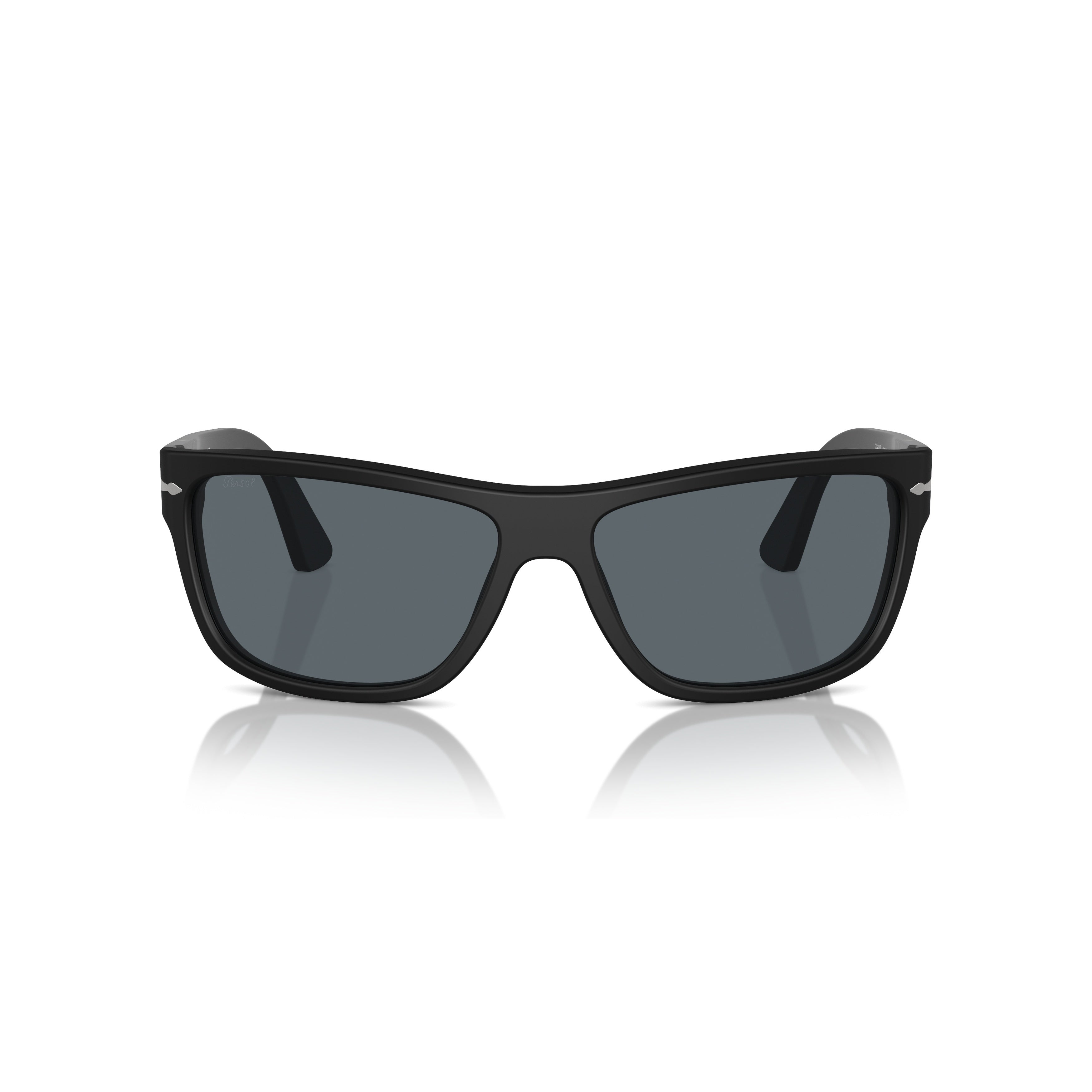 0po3342s Rectangular Acetate Sunglasses with Silver Arrow Detail