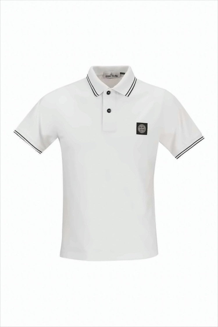 Structured Collar Polo Shirt