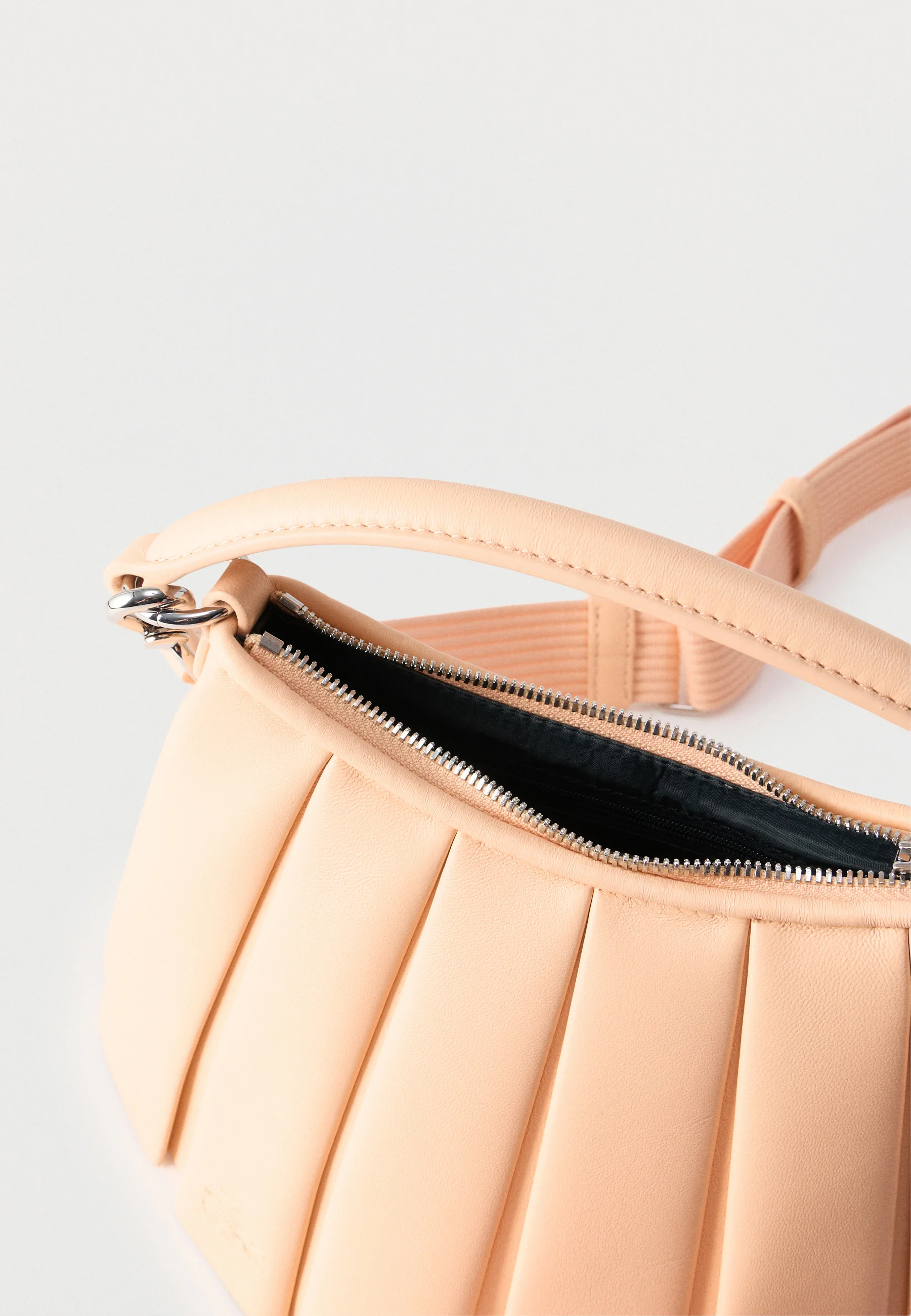 Pink Lenglen Leather Shoulder Bag