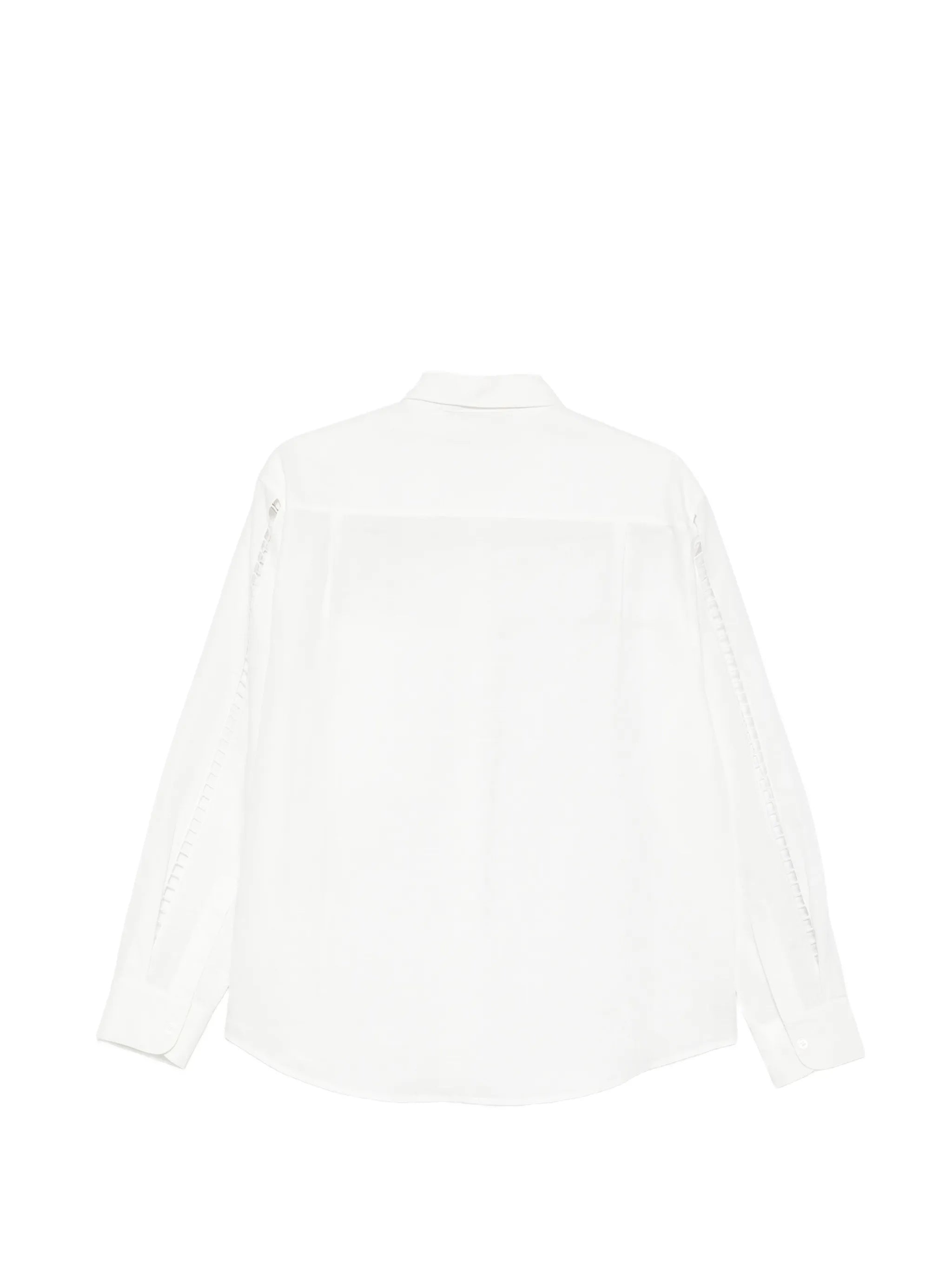 White Mindy Relaxed Fit Cotton Shirt