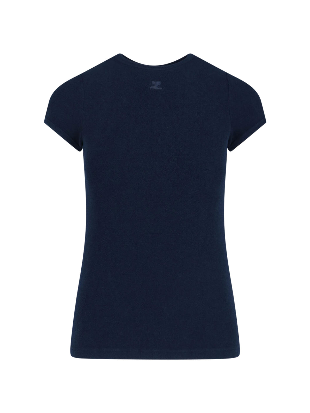 Tone-on-Tone Logo T-Shirt – Navy Blue