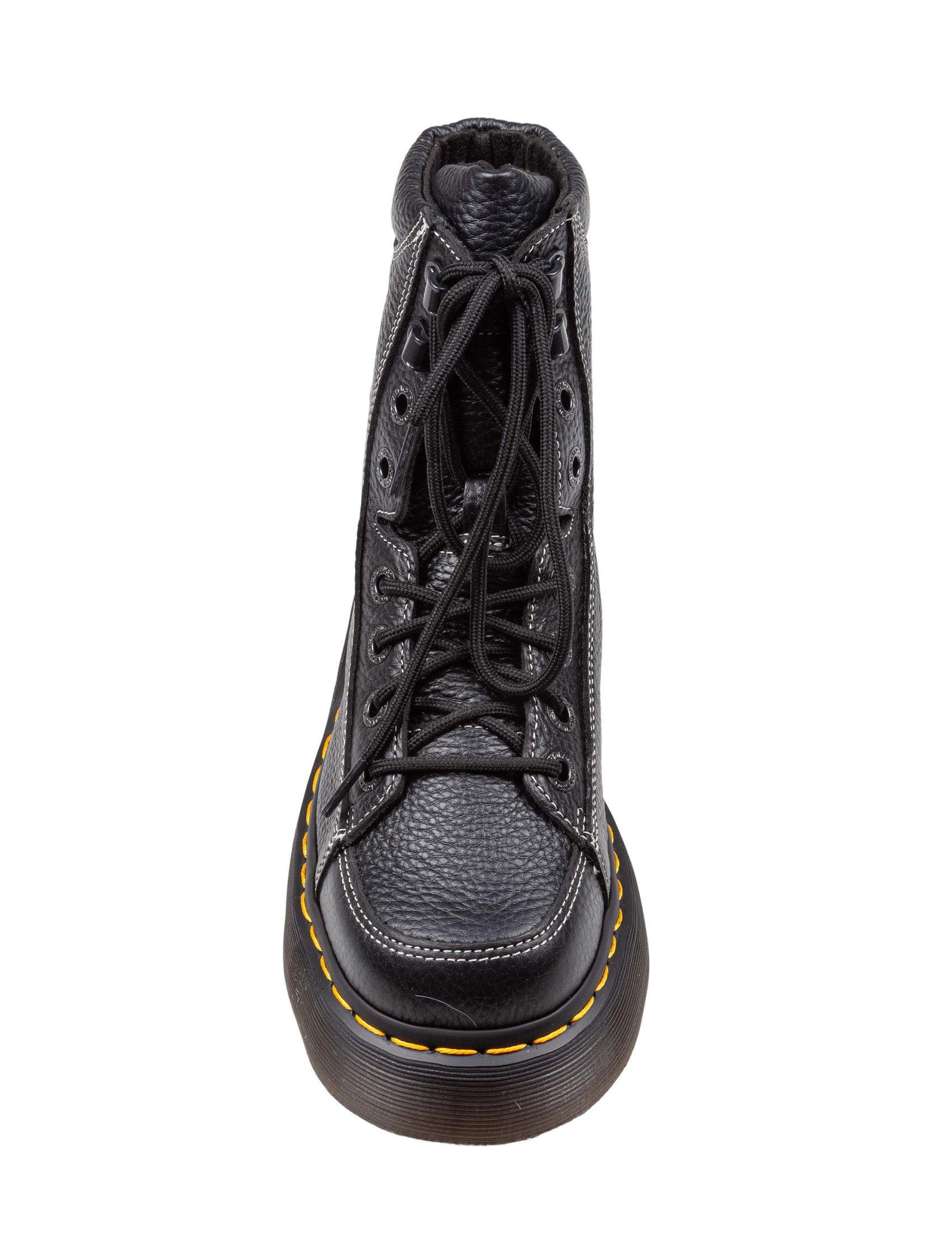 Buzz 8I 8-Eye Leather Ankle Boot, Black