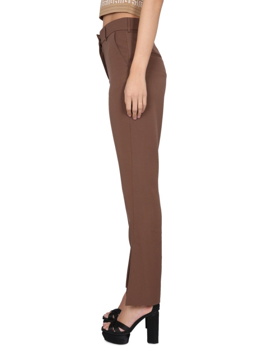 Tailored Brown Wool Pants