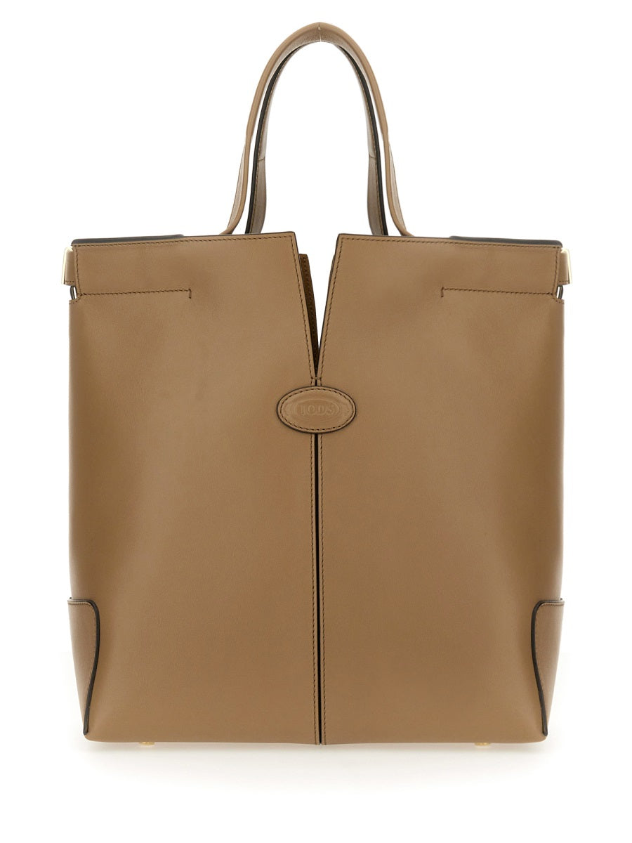 Structured Calfskin Leather Bag