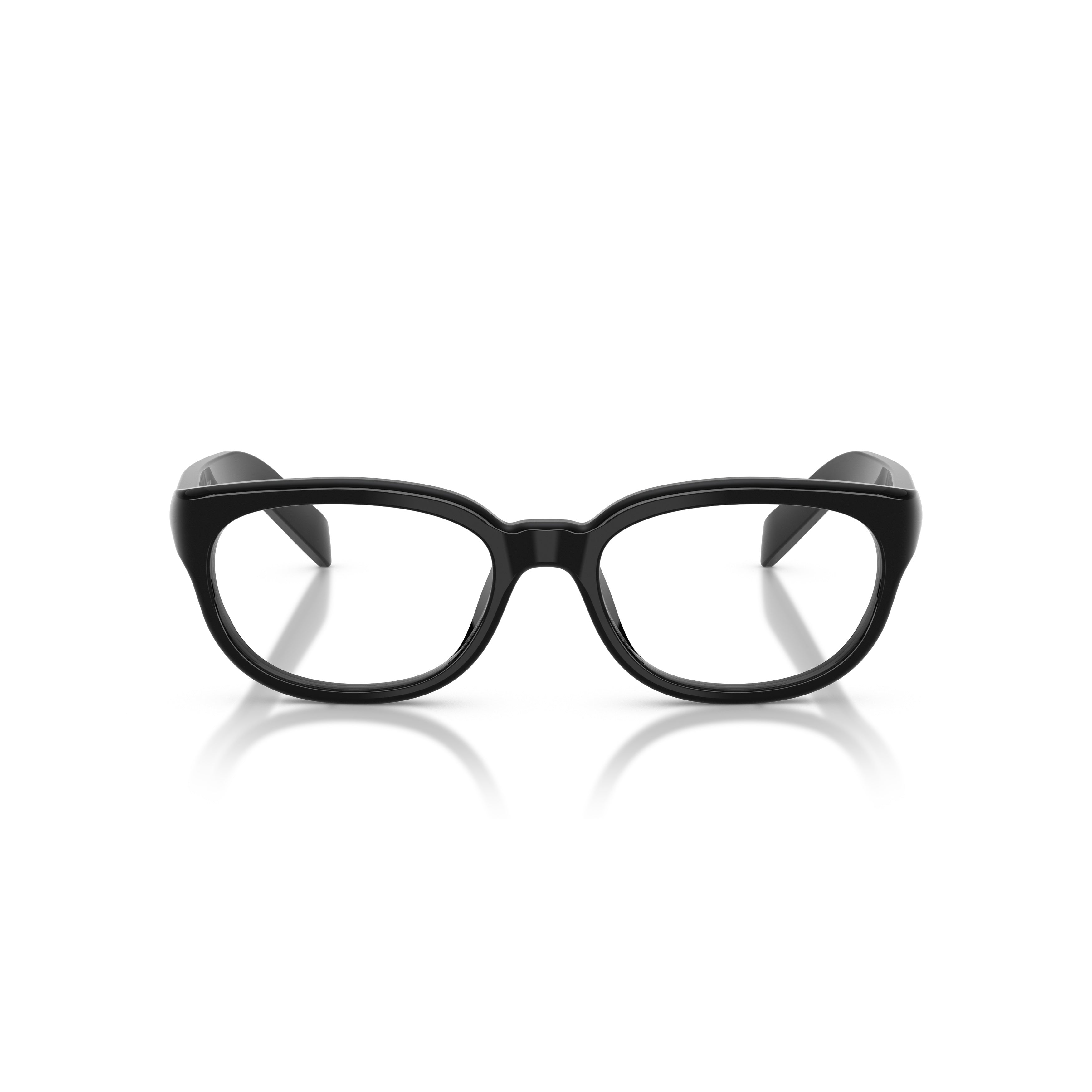 0pr D03vu Rectangular Black Acetate Sunglasses