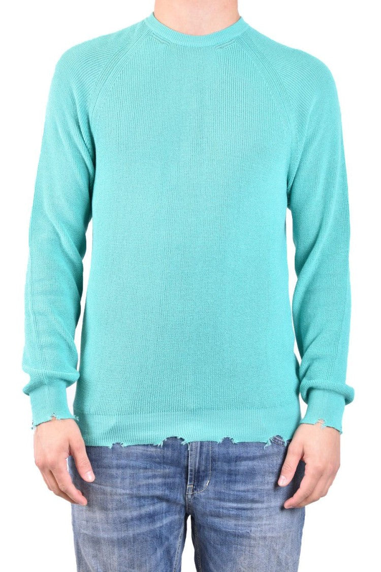 Long-Sleeved Green Sweater