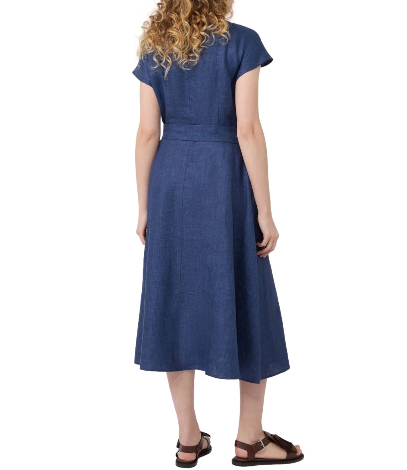 Blue Wkdesordio Virgin Wool Dress