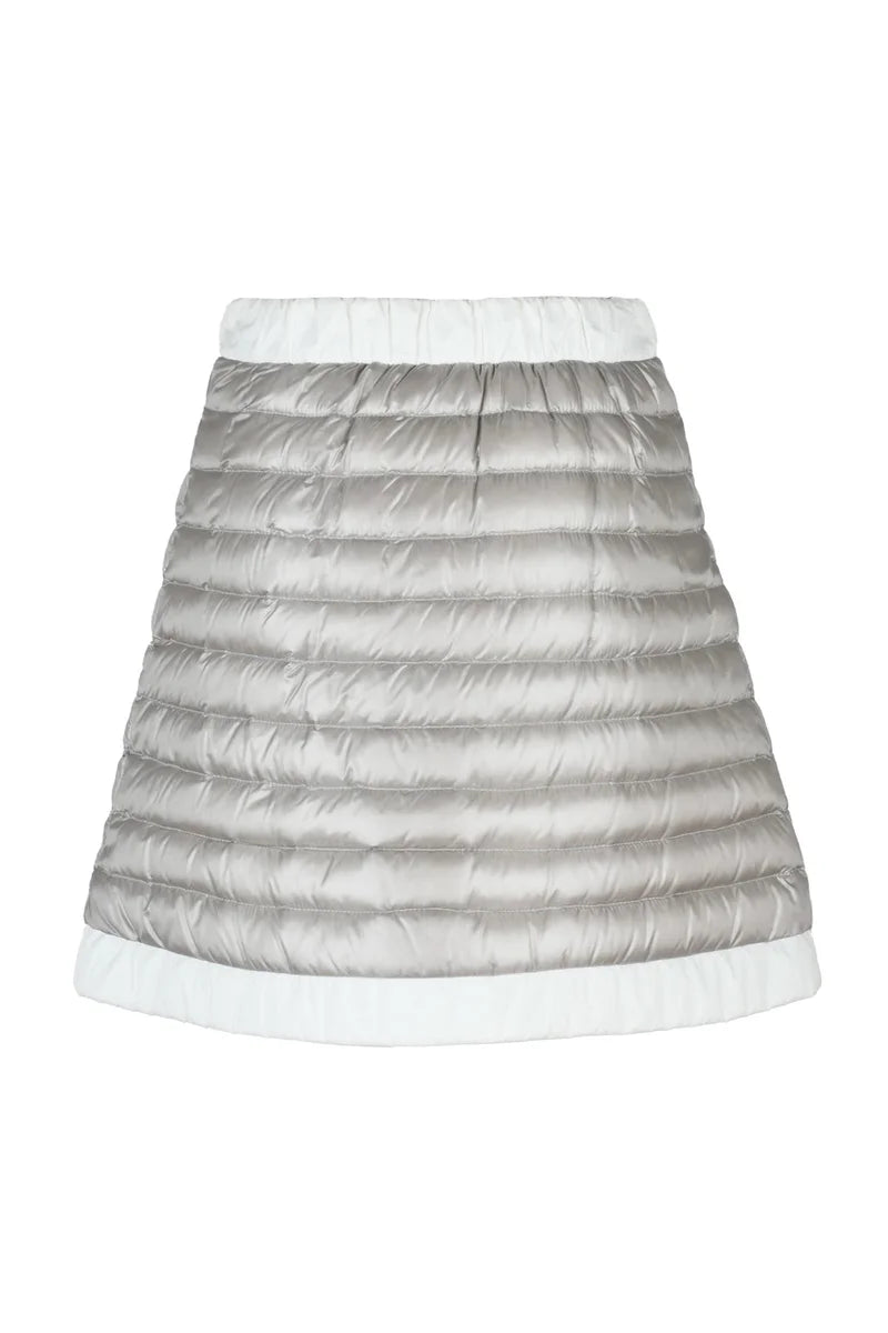 Mini Down Skirt - Beige