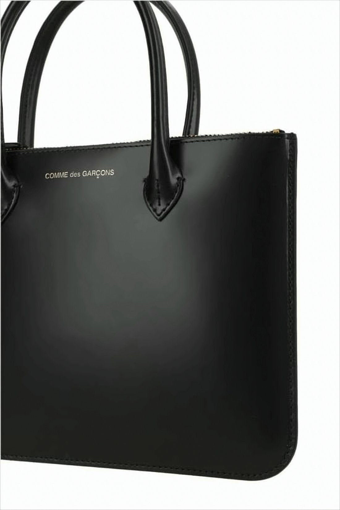 Structured Cow Leather Tote Bag