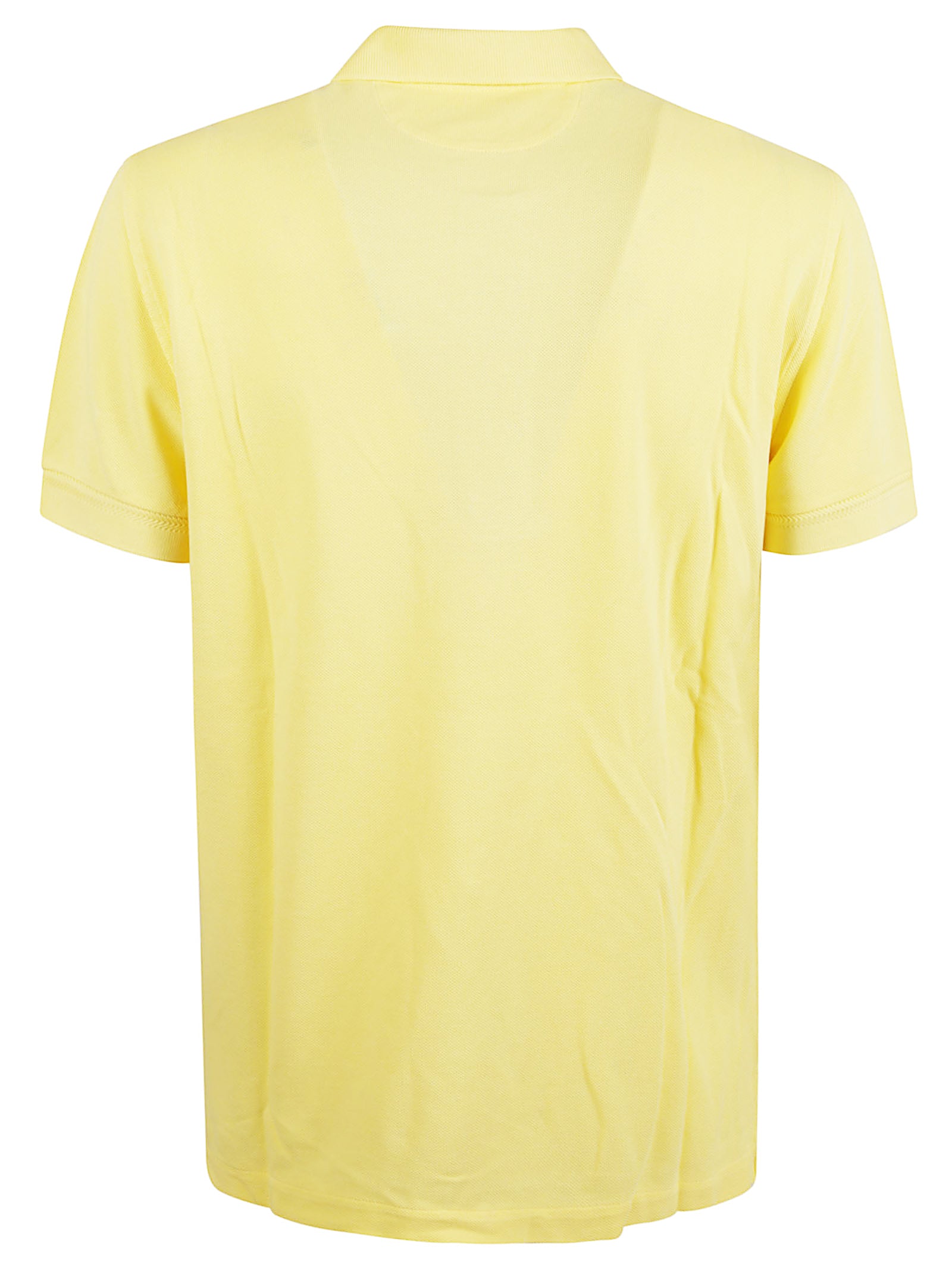 Short-Sleeved Polo Shirt with Textured Fabric