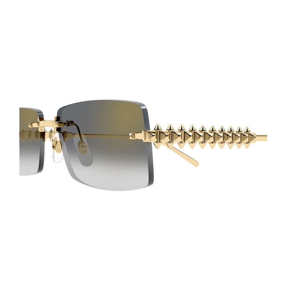 Ct0604S Clash De Rectangular Rimless Sunglasses