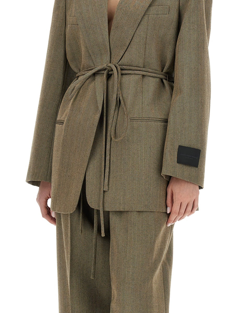 Textured Oversized Jacket