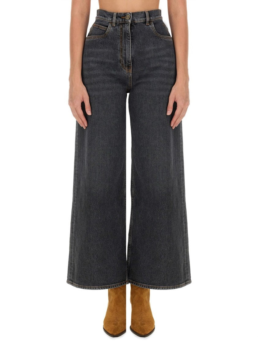 Baggy Jacquard Jeans