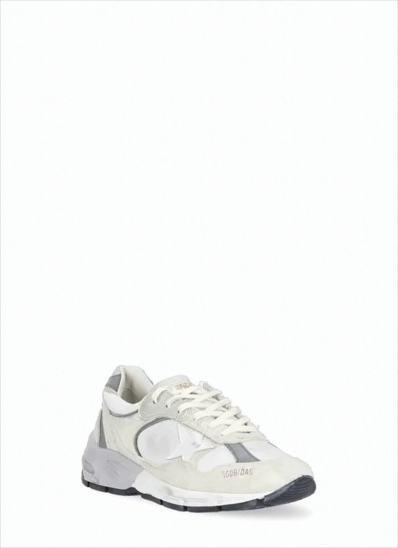 Stylish Off-White Sneakers With Star Detail