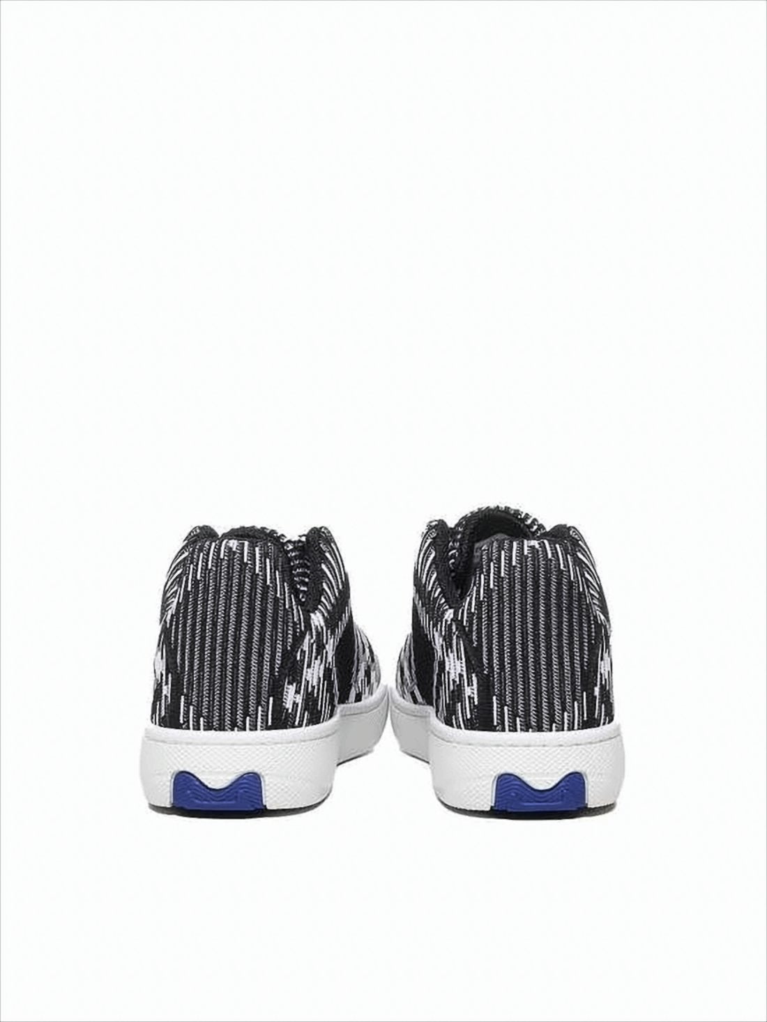 Low-Top Burberry Sneakers with Textured Upper