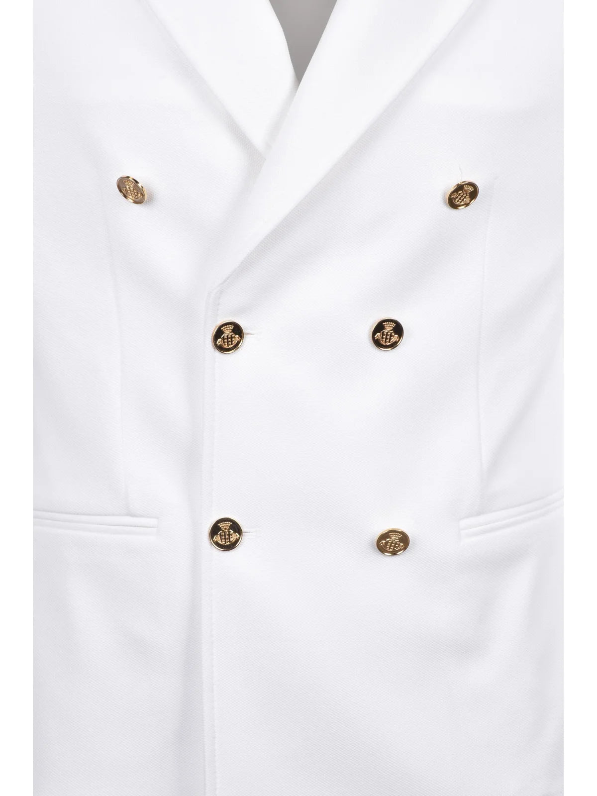 Double-Breasted Jacket - White